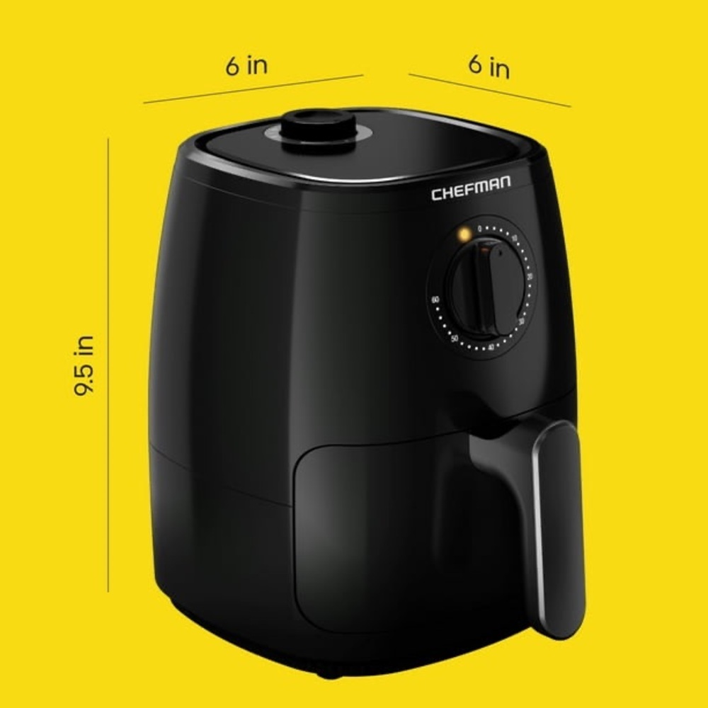 Chefman Turbo Fry Air Fryer with Adjustable Temp Control, 2 Qt Capacity - Picture 5 of 12